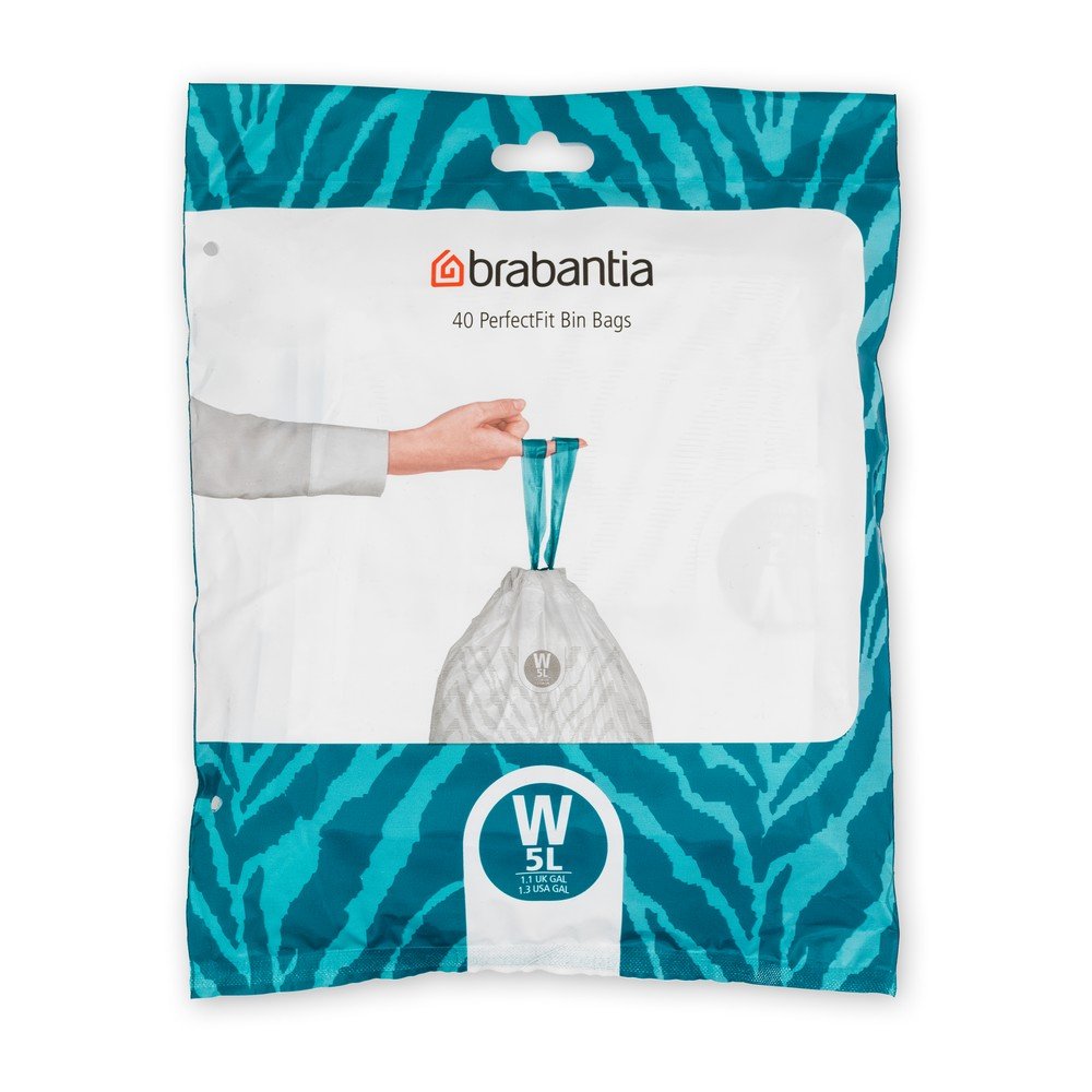 Vrečke za smeti 5 l 40 ks PerfectFit W