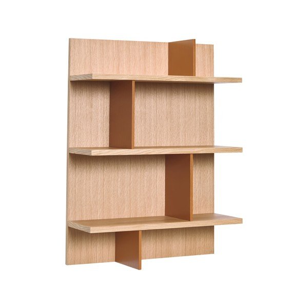Večnivojska polica v hrastovem dekorju v naravni barvi 60 cm Stand – Hübsch