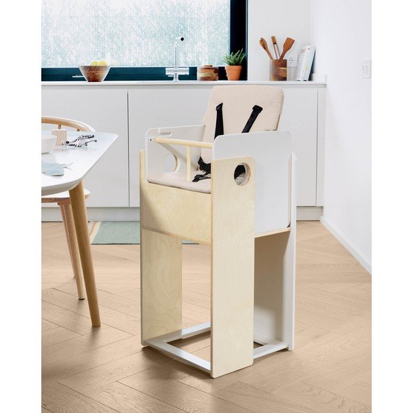 Bež blazina za otroški stolček Nuun – Kave Home-image-1