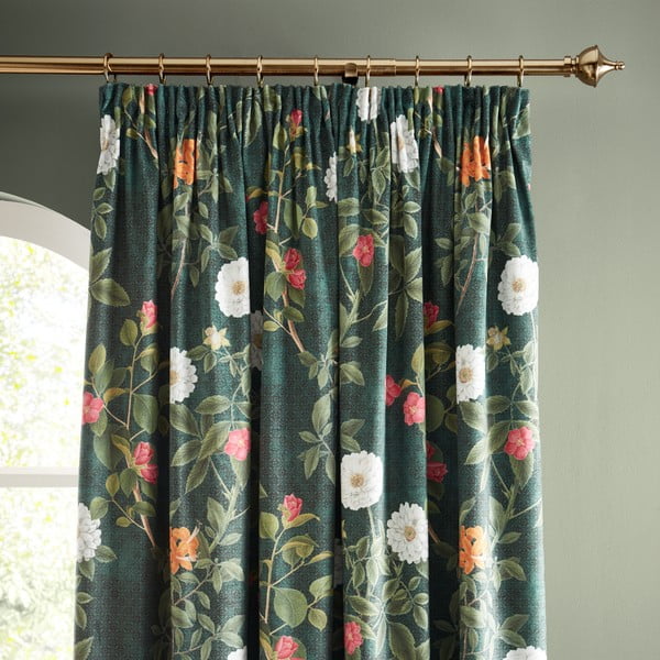 Zelene zavese v kompletu 2 ks 168x183 cm Arcadia Floral – RHS