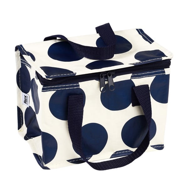 Modro-kremno bela hladilna torba Spotlight – Rex London
