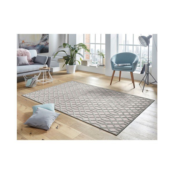 Siva preproga iz viskoze Mint Rugs Caine, 80 x 125 cm-image-1