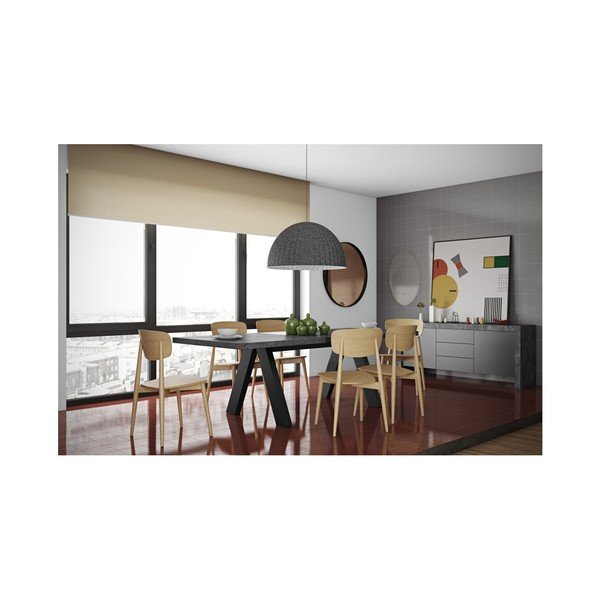 Siva zložljiva jedilna miza TemaHome Apex-image-4