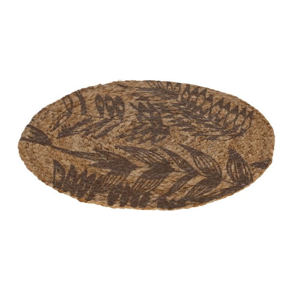 Pogrinjek iz jute ø 38 cm Leafy – Ixia-image-3