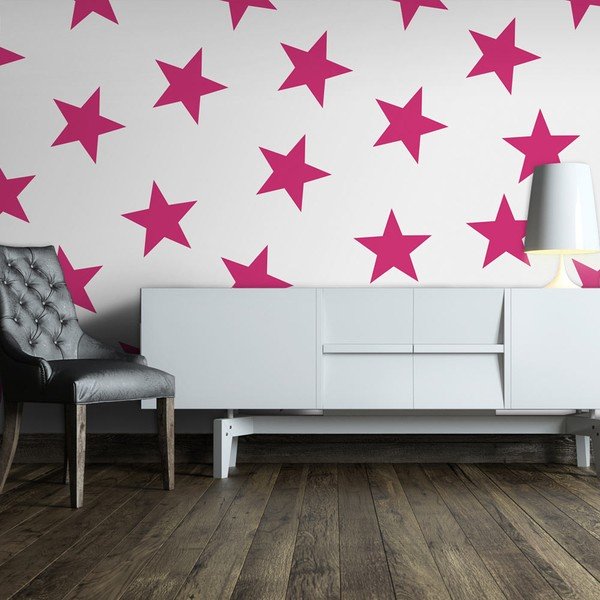 Tapeta velikega formata Artgeist Pink Star, 400 x 280 cm-image-1