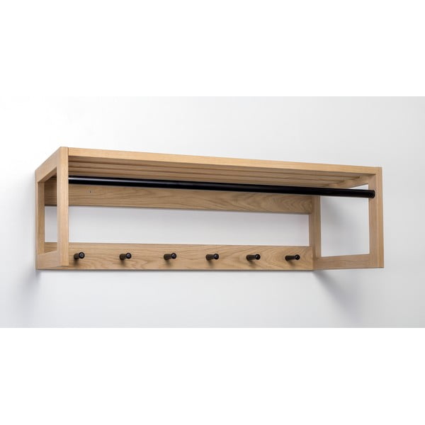 Stenska polica iz masivnega hrasta Woodman Slussen Puro-image-3