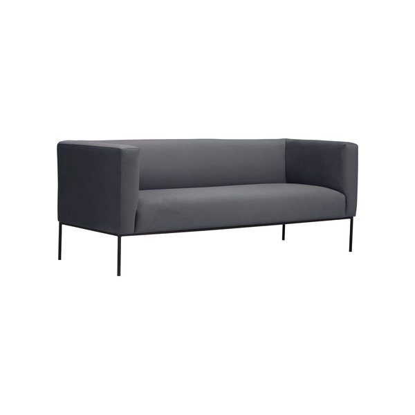 Temno siva zofa Windsor & Co Sofas Neptune, 195 cm-image-2