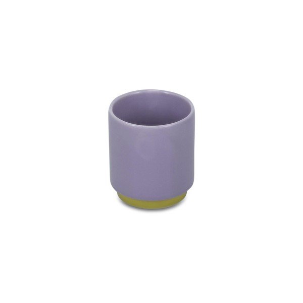 Zelena/vijolična skodelica iz kamenine 270 ml Duo – ONA-image-2