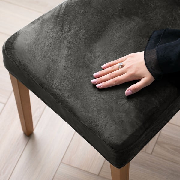 Sive raztegljive prevleke v kompletu 4 ks za stol 48 cm Sento – Restilo-image-1