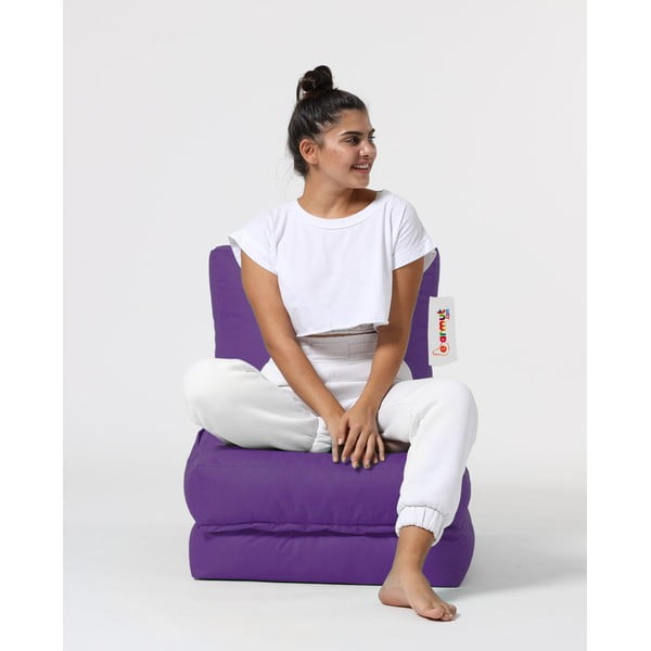 Vijolična vrtna sedežna vreča Siesta – Floriane Garden-image-1