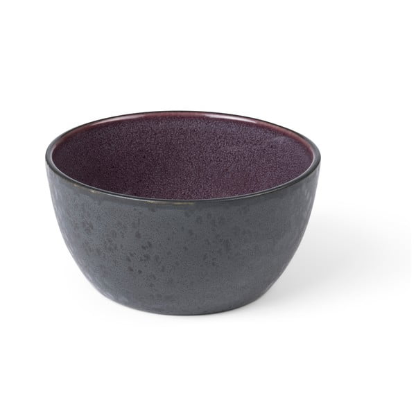 Črna/vijolična skledica za serviranje iz kamenine Gastro Black/Purple – Bitz-image-2