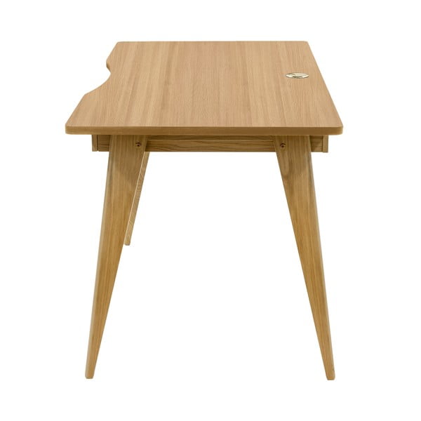 Pisalna miza v hrastovem dekorju 70x140 cm Nice – Woodman-image-4