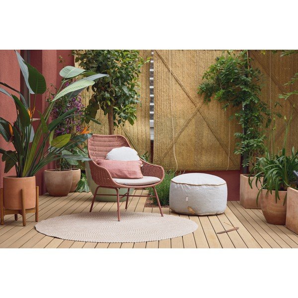 Zelen puf iz reciklirane plastike Kave Home Dalila-image-3