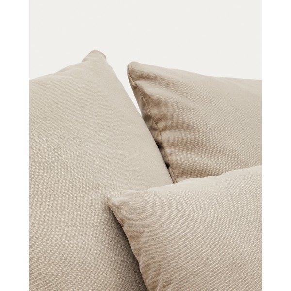 Bež lanen fotelj Nora – Kave Home-image-1