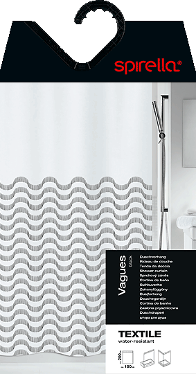 Zavesa za tuš 180x200 cm Trento – Spirella-image-2