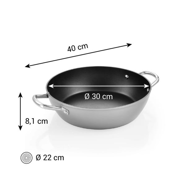Aluminijasta ponev z neprijemljivo površino ø 30 cm GrandChef+ – Tescoma-image-1