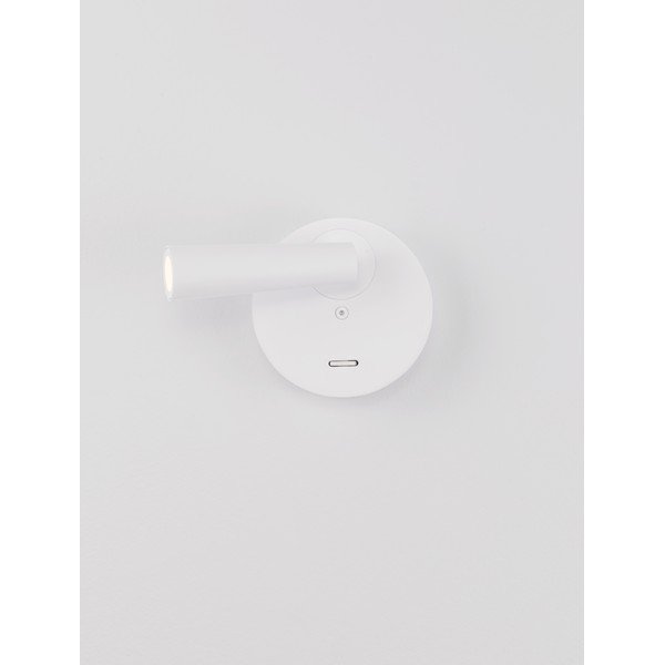 Mat belo aluminijasto LED točkovno svetilo z upogljivo konstrukcijo 7x10 cm Tico – Nova Luce-image-3