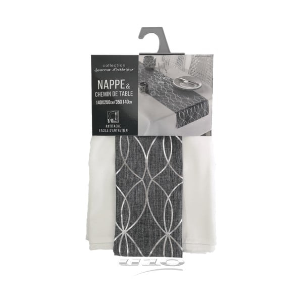 Komplet tekača in namiznega prta 140x250 cm Elipsa – douceur d'intérieur-image-3