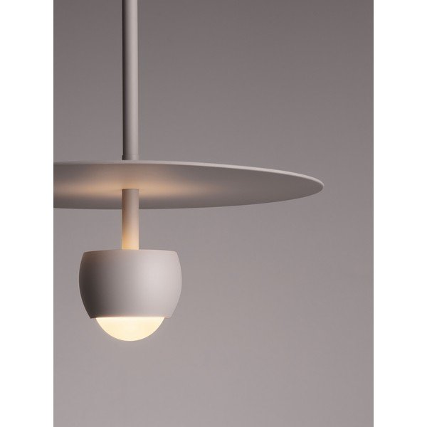 Bež aluminijasta LED viseča svetilka ø 30 cm Edem – Nova Luce-image-1