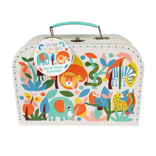 Otroški kovčki v kompletu 3 kos Wild Wonders - Rex London-image-2