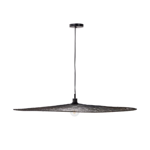 Črna viseča svetilka ø 100 cm Makai – Kave Home
