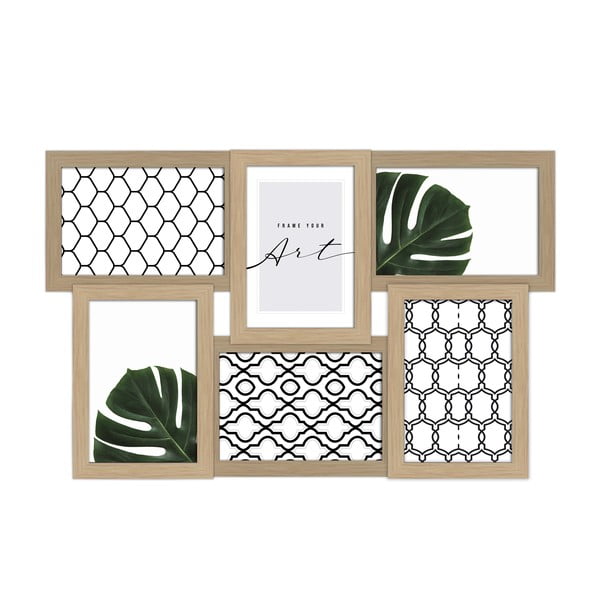 Stenski okvir v naravni barvi 44x27 cm Beech – knor