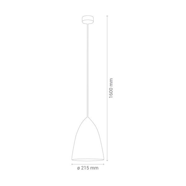 Rumena viseča svetilka SULION Glassy-image-1