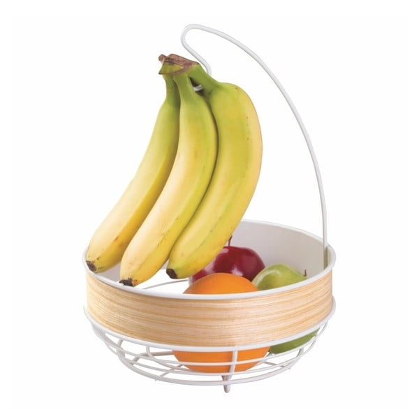 Skleda za sadje s kavljem za banane InterDesign, ⌀ 25 cm