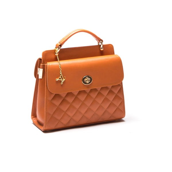 Prešita torbica Cognac-image-1