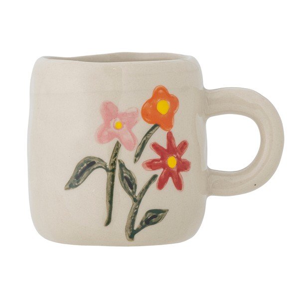 Kremno bela otroška skodelica iz kamenine 110 ml Millie – Bloomingville Mini