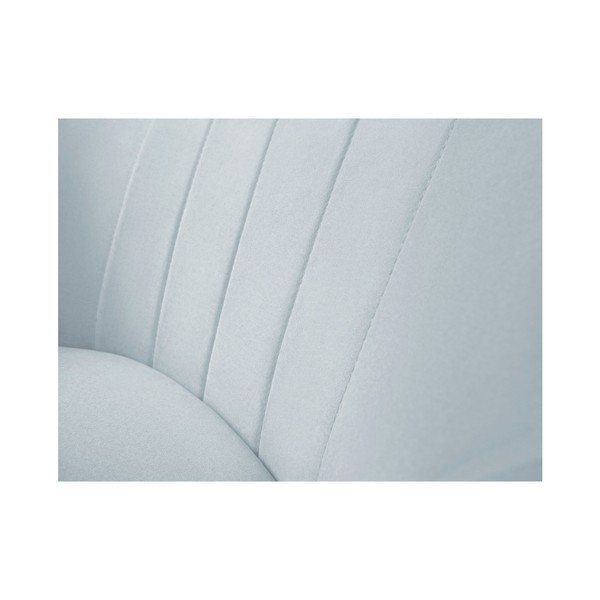 Svetlo moder žameten fotelj Mazzini Sofas Sardaigne-image-4