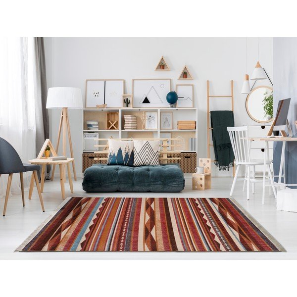 Rdeča preproga Universal Kavkaz Črte, 160 x 230 cm-image-1