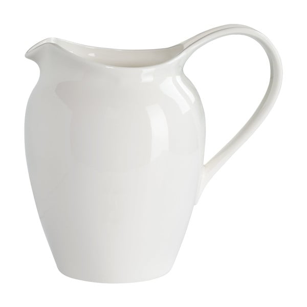 Bel porcelanast vrč za mleko Maxwell & Williams Basic, 2,02 l