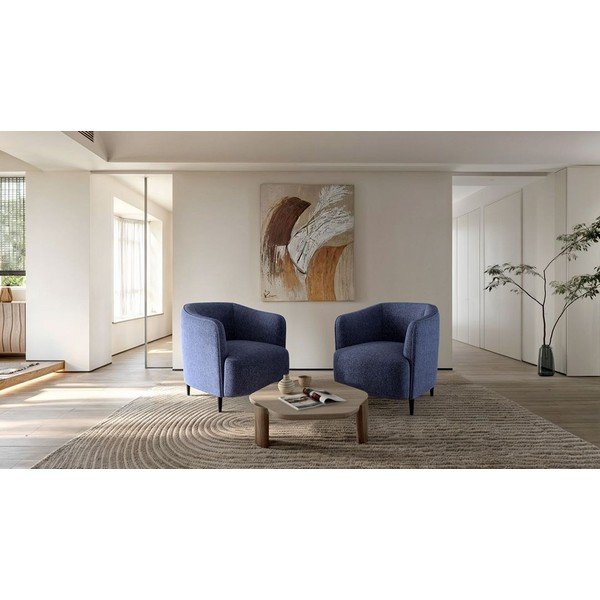 Temno moder fotelj Galbe – Ghado-image-1