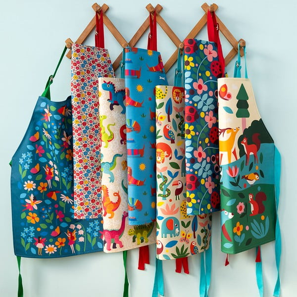 Bombažen otroški predpasnik Woodland – Rex London-image-1