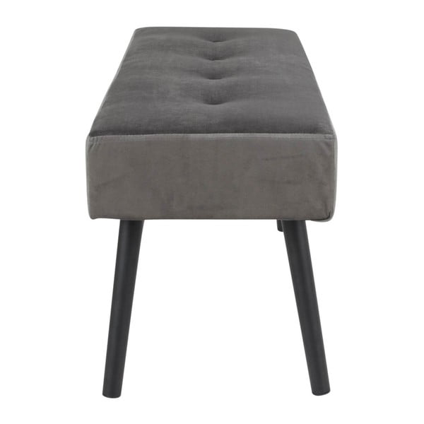 Siva žametna klop Bonami Essentials Skiby-image-3