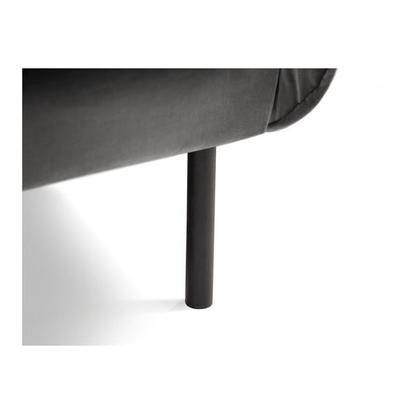 Temno siv žametni fotelj Cosmopolitan Design Vienna-image-3