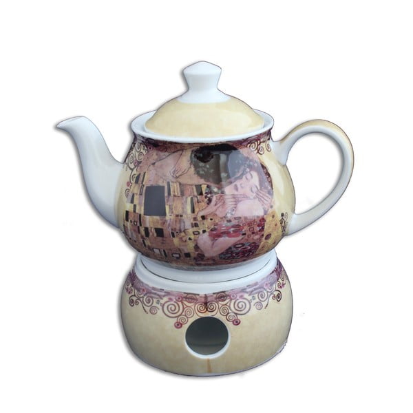 Gustav Klimt - čajnik z grelnikom sveč Poljub