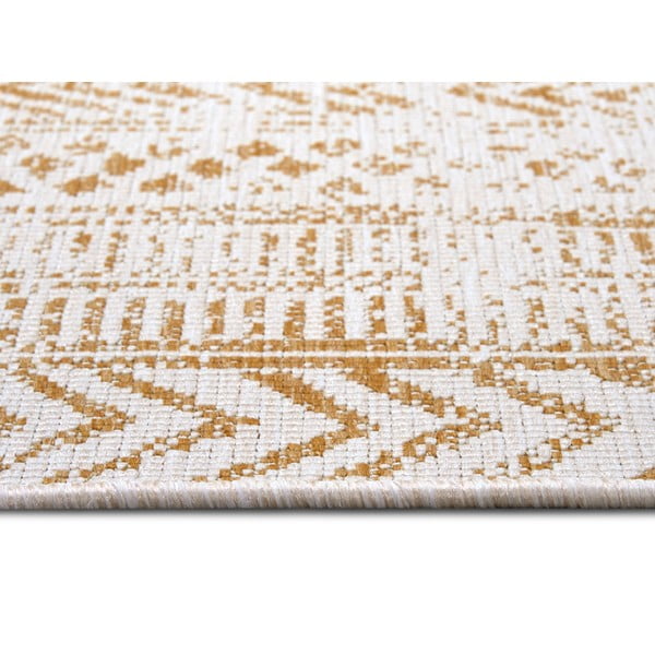 Oker/bela zunanja preproga 80x350 cm Biri – NORTHRUGS-image-3