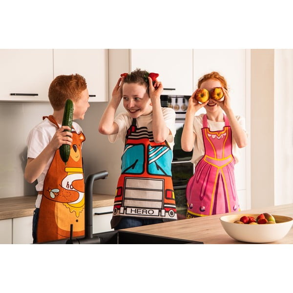 Otroški predpasnik iz recikliranega bombaža Honey - Tiseco Home Studio-image-2