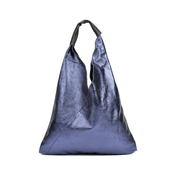 Modra usnjena torbica Isabella Rhea Lisco Blu