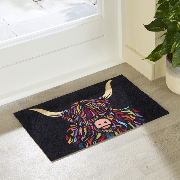 Predpražnik 40x60 cm Highland Cow – Artsy Doormats-image-1