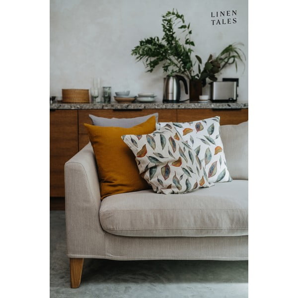 Lanena prevleka za blazino 50x50 cm Golden Fall – Linen Tales-image-2