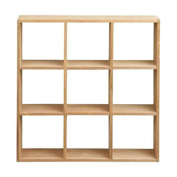 Večnivojska polica iz masivnega bora v naravni barvi 46 cm Moss – House Nordic