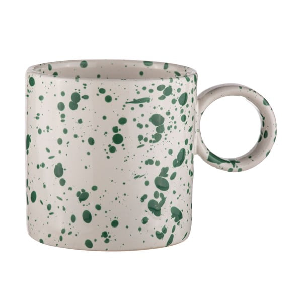 Bele/zelene lončene skodelice v kompletu 2 ks 450 ml Carnival – Ladelle-image-2
