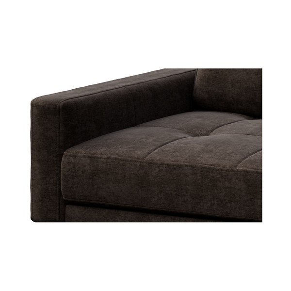 Temno rjav fotelj MESONICA Musso Tufted-image-4