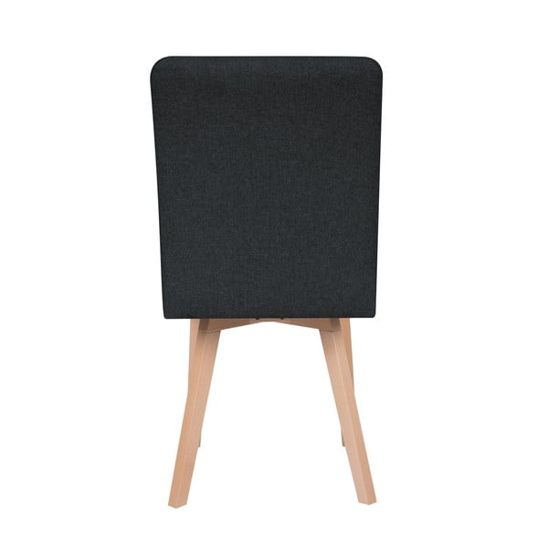 Črni jedilni stol Mazzini Sofas Tulip-image-4