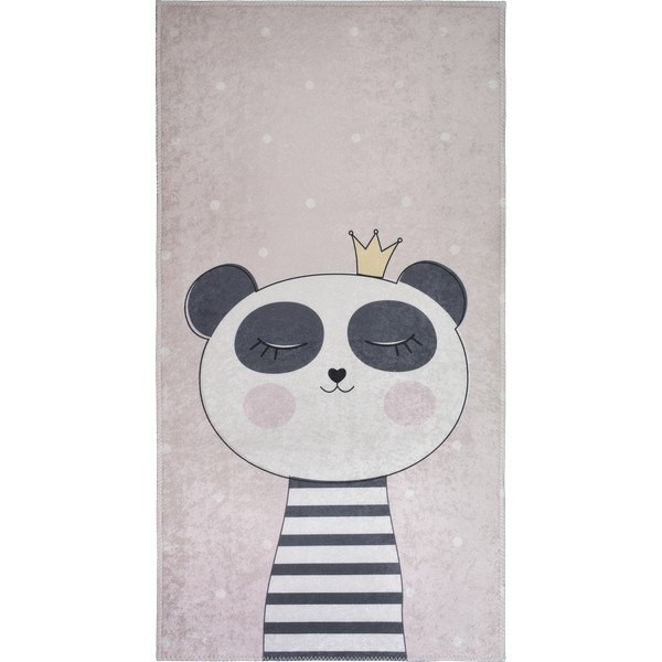 Svetlo rožnata otroška preproga 120x180 cm Princess Panda – Vitaus