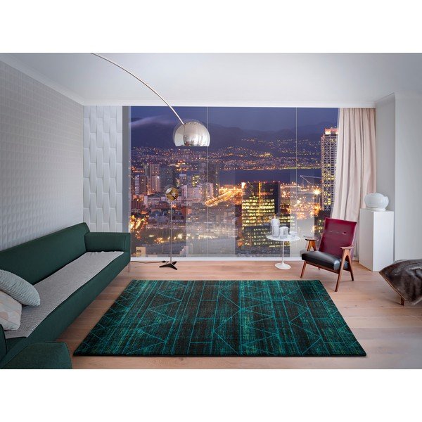 Modra preproga Universal Neon Blue, 140 x 200 cm-image-1