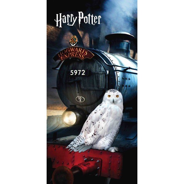 Bombažna otroška brisača 70x140 cm Harry Potter "Hedwig" – Jerry Fabrics